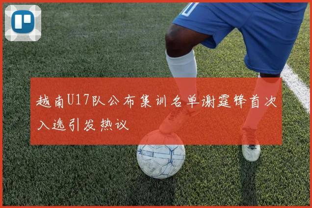 越南U17队公布集训名单谢霆锋首次入选引发热议